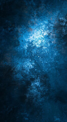 Obraz premium Abstract Streams of Blue Light Particles Flowing Through Dark Background Forming a Captivating and Visual Pattern