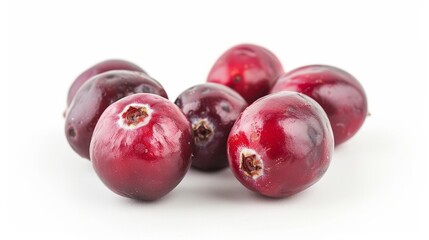 Obraz premium Cranberry fruit. Cranberry isolated on white background.