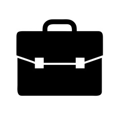 briefcase pictogram icon : business, work, professional, office, corporate, executive, portfolio, bag, luggage,  carry, organizer, businessman, businesswoman, attorney, lawyer, consultant, manager