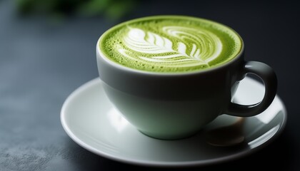 matcha latte, green latte