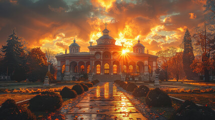 Capture the grandeur of Sarajevo, Bosnia created with Generative AI technology