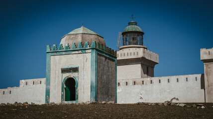 Ancient Coastal Fort and Lighthouse: Guardians of the Shore