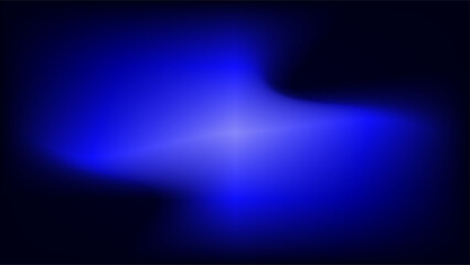 Distorted blue color lights at the center of darkness mesh background