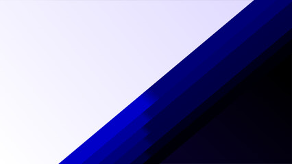 Repeating layers of blue and black gradient shapes with white and sky blue top background