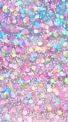 Gentle pastel glitter sparkle confetti background for Birthday, Easter, anniversary party celebration wallpaper with copyspace