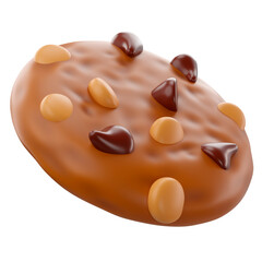 3d Birthday Icon Chocolate Chip Cookies