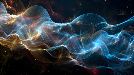 Wavy abstract background