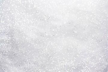Elegant silver white glitter sparkle confetti background for Christmas snow, New Year, Birthday, anniversary celebration wallpaper with copyspace