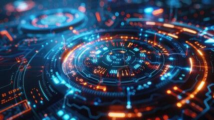 Futuristic Technology Background