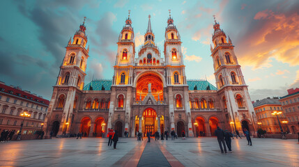 Fototapeta premium Capture the grandeur of Vatican City created with Generative AI technology