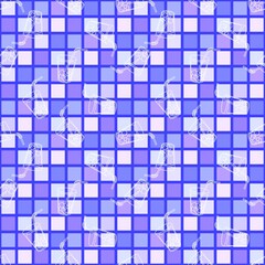 Summer drink seamless cocktails cartoon ice pattern for wrapping paper