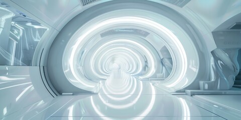 Obraz premium Futuristic Room Interior