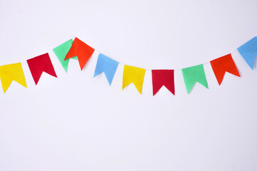 Obraz premium baideiras coloridas de festa junina 