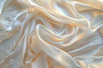 Obraz premium The subtle, smooth ripples of a silk cloth in the breeze