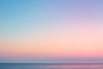 The subtle, soft gradient of colors in a twilight sky