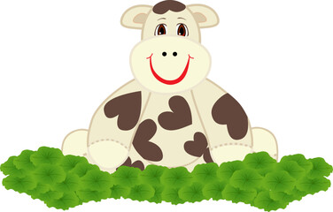 Cow in Clover