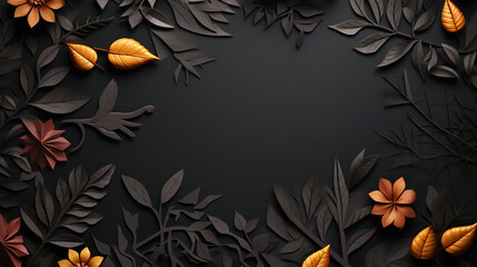 Texture of black slate stone surface stone black copy space background 
