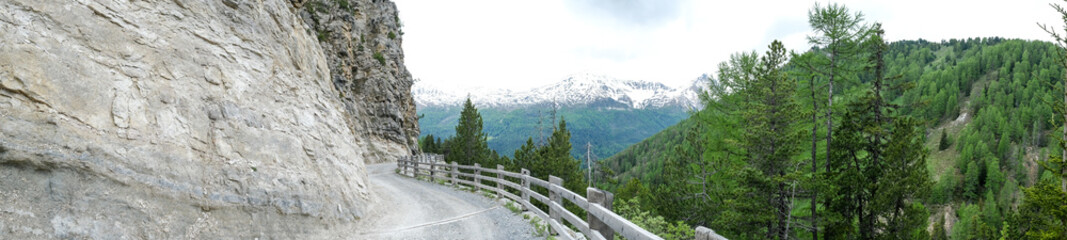 Aussicht im Müstair Tal in der Schweiz