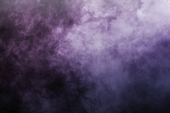Purple and white smoke blend, creating a textured background with glowing swirls for a touch of mystery and magic in designs