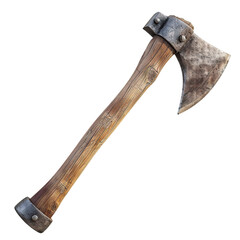 Axe on transparent or white background