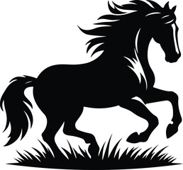The horse vector design