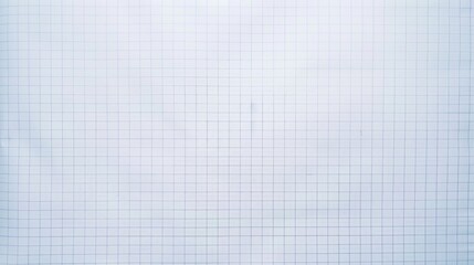Close-up of white graph paper with uniform grid lines, depicting simplicity and precision