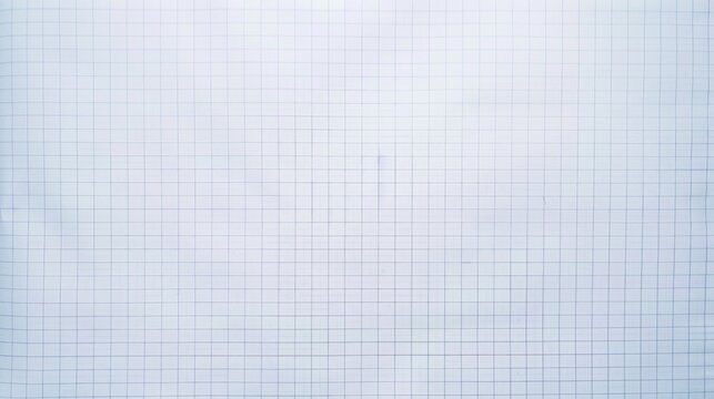 Close-up of white graph paper with uniform grid lines, depicting simplicity and precision