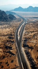 Desert Highway from Above