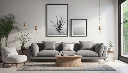 modern interior design of living room