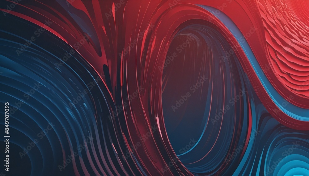 Poster simple abstract background with blue red colors