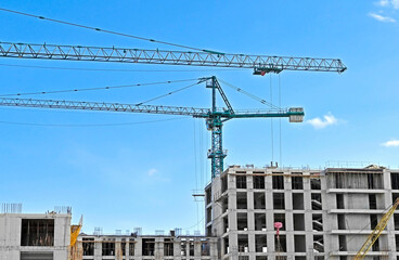 New building construction site