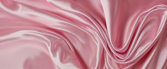 Bright Pink Silk Wave