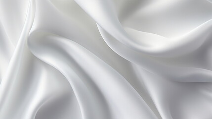 Obraz premium full frame of white fabric or silk background