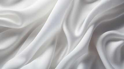 Obraz premium full frame of white fabric or silk background