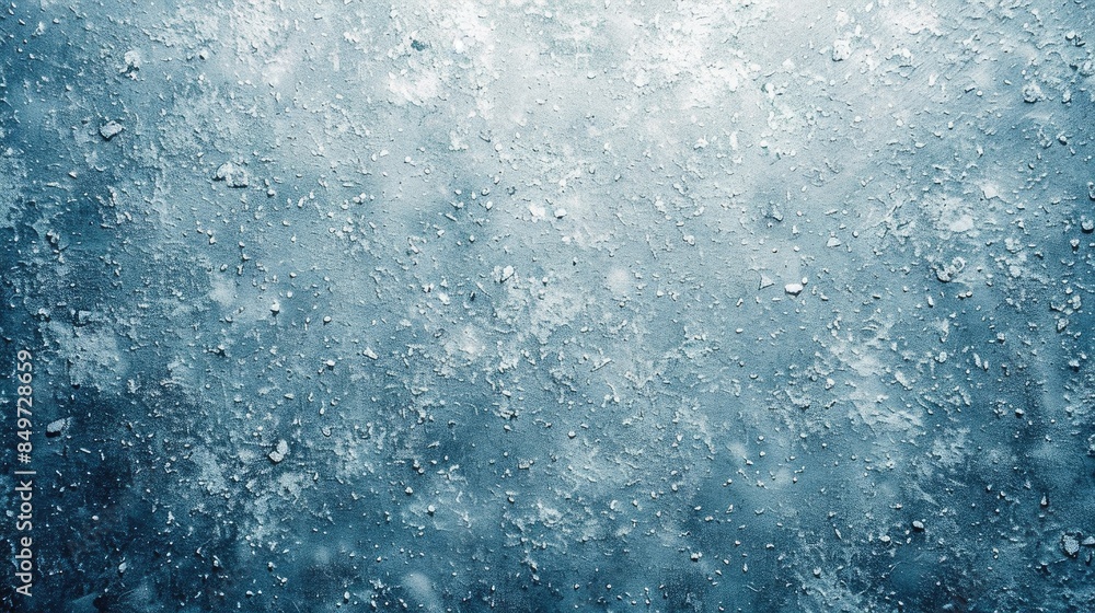 Poster abstract decorative light blue background with dark vignette and granular texture elegant winter chr