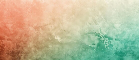 Obraz premium Stunning gradient background with unique grunge texture transitioning from red to green, perfect for creative projects, adding vintage charm and artistic flair. Great for backdrops or copy space