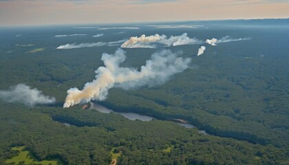 fire in the amazon forest