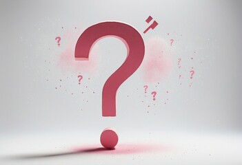 red question mark illustration