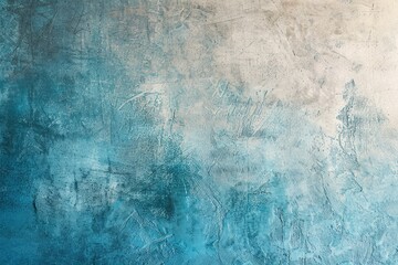 Obraz premium Blue and beige paint strokes create a distressed grunge background with a modern touch. Perfect for interior decor projects