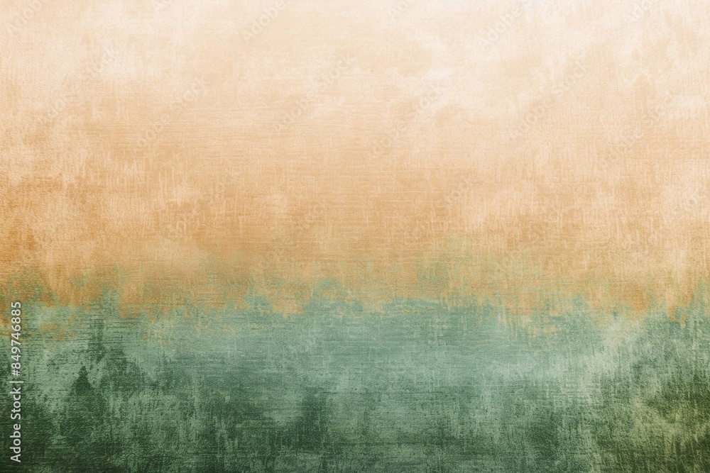 Poster abstract grunge background in warm and cold tones, creating a gradient changing from green to orange
