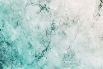 Obraz premium Capturing intricate details of green and white marble texture, this image showcases a luxurious and elegant surface with a vintage charm and hint of grunge