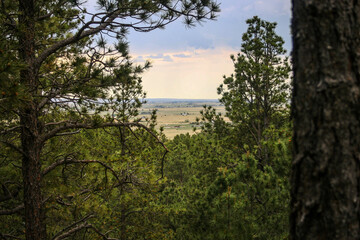 Sun Setting over the countryside.