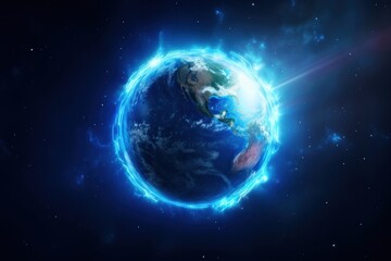 Obraz premium Earth planet earth astronomy universe.