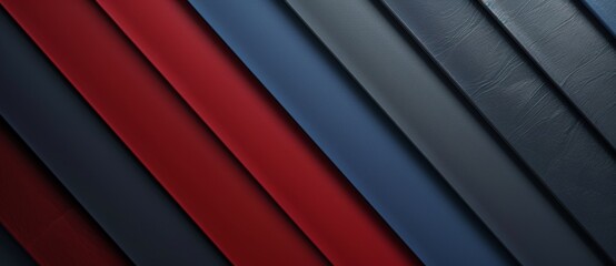Obraz premium Vibrant red and blue stripes create a modern and stylish backdrop, perfect for any project