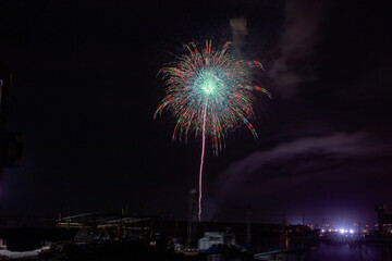 野村花火による秋の芸術花火