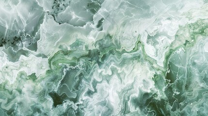 Obraz premium Seamless High-Resolution Marble Texture: Light Green, White, and Gray for Interior and Exterior Design