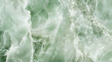 Fototapeta premium Counter Top View of Seamless Light Green, White, and Gray Marble Texture in High Resolution