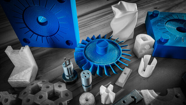 3D Printed Parts Innovative 3D Printing Technology, Prototyping with filaments of PLA, ABS, and Resin, Precision Engineering, Manufacturing Processes, Additive Fabrication,  Industrial Design