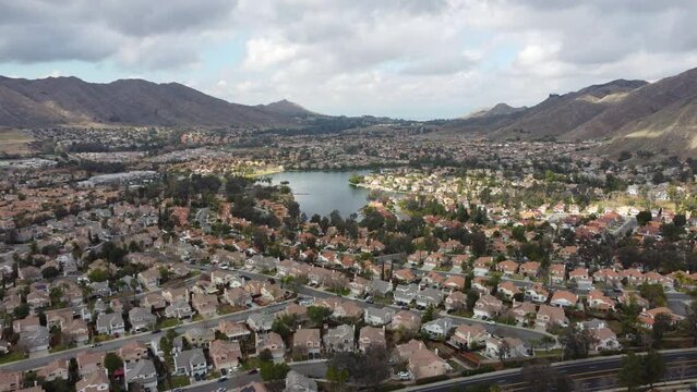 Southern California Tract Homes Aerial WS