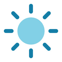 sun icon for illustration